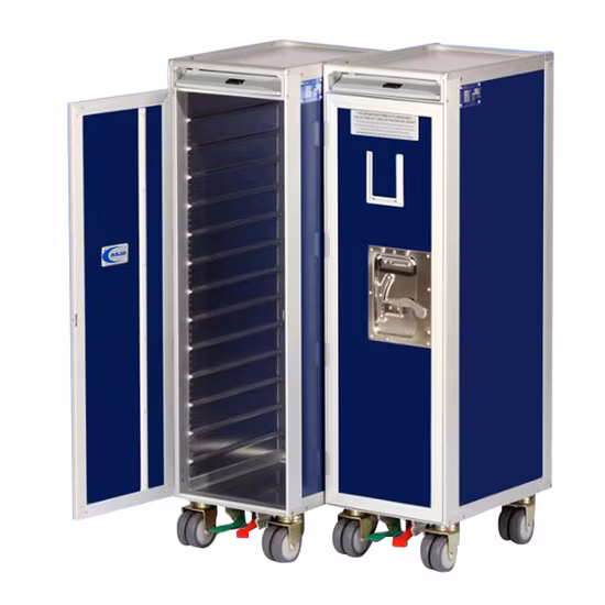 Atlas Airline Inflight Aircraft Airplane Service Half Size Catering Meal Food Trolley Cart