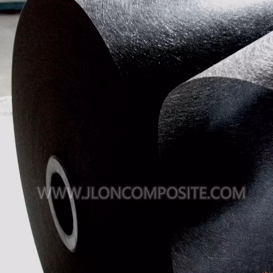 Fire Resistance, High Sound Absorption Eco Friendly Fiberglass Black Tissue for High Performance Sound Proofing Glass Wool Insulation Product