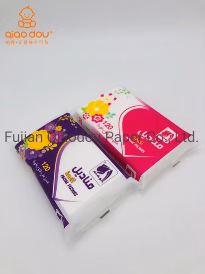 Qiaodou Virgin Wood Pulp High Quality Big Discount Cheap Price Facial Paper Tissue