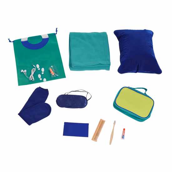 Sustainable Airlines Amenity Kits Airline Overnight Kit Airline Dental Kit